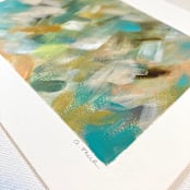 "Untitled 21" - Original Painting in blue by Amy Mullen