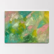 "Adorn #4" - Original Painting in pink by Amy Mullen