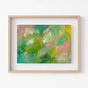 "Adorn #4" - Original Painting in pink by Amy Mullen