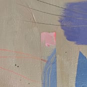 "Sailing on Little Lagoon" - Original Painting in blue by Nicole Simms