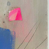 "View from the Balcony" - Original Painting in blue by Nicole Simms