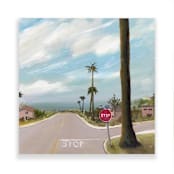 "ocean view" - Original Painting in multicolorassorted-colors by Lindsay Megahed