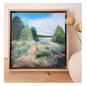 "Lands End Hike" - Original Painting in multicolorassorted-colors by AlisonJerry