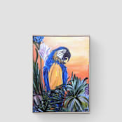 "Wild Sunrise" - Original Painting in multicolor by The Savage Label