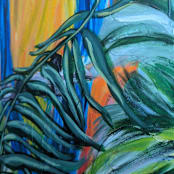 "Wild Sunrise" - Original Painting in multicolor by The Savage Label