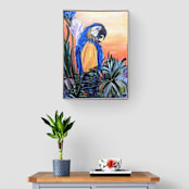 "Wild Sunrise" - Original Painting in multicolor by The Savage Label