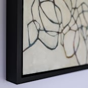 "Entangled" - Original Painting in black by Wendy Keller