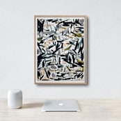 "where are we going" - Original Painting in multicolor by Kristine Sarley