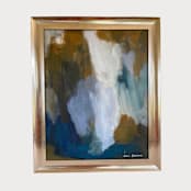 "Prophecy" - Original Painting in blue by Alix Baldwin