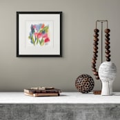 "Auretta" - Original Painting in multicolorassorted-colors by CONNIE COLLUM