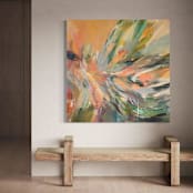 "Nothing is Wasted" - Original Painting in multicolor by Stacy Kron