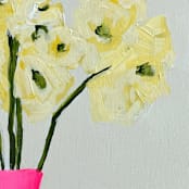 "Cuties for the Table" - Original Painting in multicolorassorted-colors by Nicole Simms