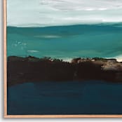 "Monterey Bay Series Long" - Original Painting in multicolorassorted-colors by Caryn Owen