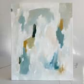 "Wonder" - Original Painting in blue by Nicoletta Savod