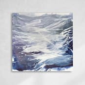 "Skyfall" - Original Painting in blue by Teodora Guererra