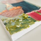 "gathering" - Original Painting in multicolor by Lindsay Megahed