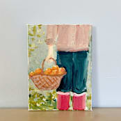 "gathering" - Original Painting in multicolor by Lindsay Megahed
