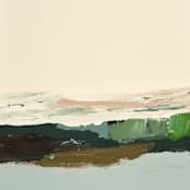 "Muted Santa Cruz" - Original Painting in multicolorassorted-colors by Caryn Owen