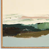 "Muted Santa Cruz" - Original Painting in multicolorassorted-colors by Caryn Owen