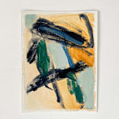 "Kitchen Conversation" - Original Painting in yellow by Mary Gaspar