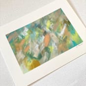 "Untitled 20" - Original Painting in blue by Amy Mullen