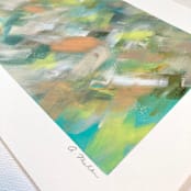 "Untitled 20" - Original Painting in blue by Amy Mullen