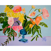 "Bouquet" - Original Painting in multicolor by Nicole Simms