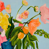 "Bouquet" - Original Painting in multicolor by Nicole Simms