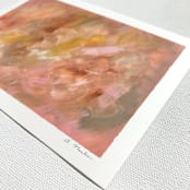 "Clay #5" - Original Painting in pink by Amy Mullen