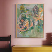"Sweet Ever After" - Original Painting in multicolor by Stacy Kron
