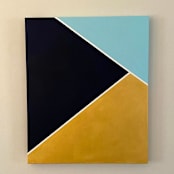 "Come Fly With Me" - Original Painting in gold by Amy Gray