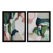 "Park Day" - Original Painting in green by Wendy Keller