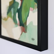"Park Day" - Original Painting in green by Wendy Keller