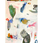 "we might live like never before" - Original Painting in multicolorassorted-colors by tina johnson