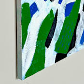 "Echoes of Nature" - Original Painting in green by Summer Tali Hilty