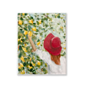 "Lemon Picking" - Original Painting in multicolor by Lindsay Megahed