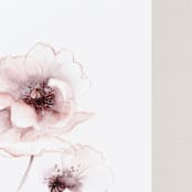 "Oriental Poppies watercolor painting 01" - Original Painting in purple by Angele Kamp