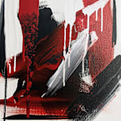 "Disintegration" - Original Painting in white by Carrie Cantwell