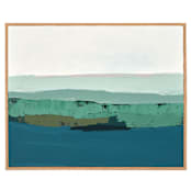 "Up The Coast" - Original Painting in multicolorassorted-colors by Caryn Owen