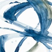 "Summer Cell 3" - Original Painting in blue by Mary Gaspar
