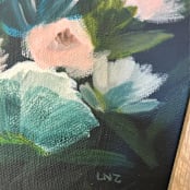 "Winter Floral" - Original Painting in multicolor by Lindsay Megahed