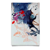 "Bluet One" - Original Painting in blue by Marta Spendowska