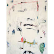 "finally fine" - Original Painting in multicolorassorted-colors by tina johnson