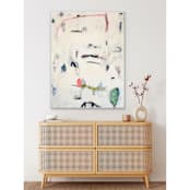"finally fine" - Original Painting in multicolorassorted-colors by tina johnson