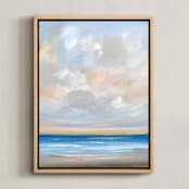 "Early Light" - Original Painting in blue by Nicole Walsh