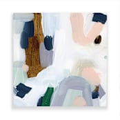 "Winter Abstract" - Original Painting in multicolorassorted-colors by Lindsay Megahed