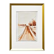 "Country Roads I" - Original Painting in brown by AlisonJerry