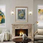 ""I’m Only Human, No. 1" – 21x17 – Framed Original Painting" - Original Painting in multicolorassorted-colors by Sarah Mankin