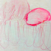 "set your secrets free" - Original Painting in pink by tina johnson