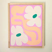 "Joyful Blooms - Original Acrylic Painting" - Original Painting in multicolor by Kate Sowinski
